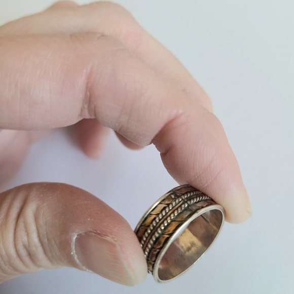 Sterling silver ring. Unisex ring. - Picture 4 of 4